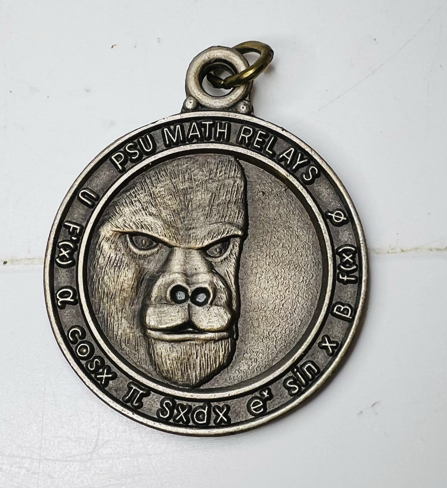 Pitt State University Math Relay Bronze Pendant