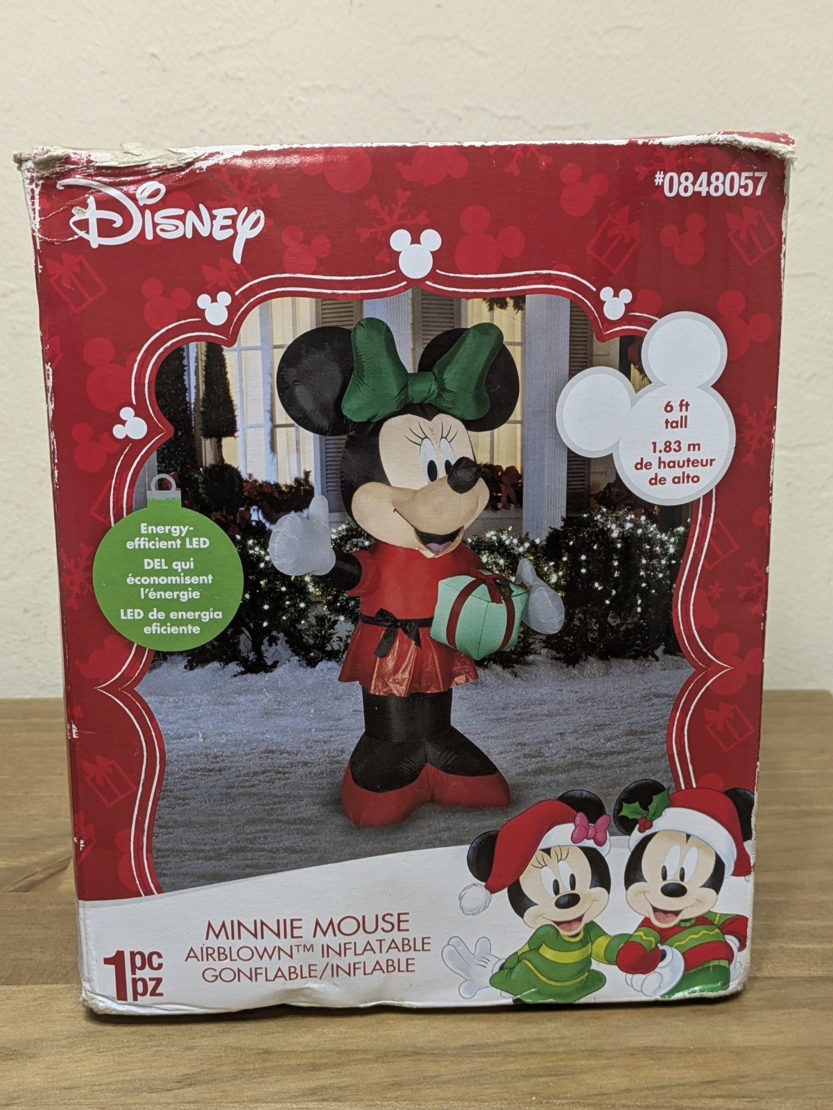 NIB Gemmy Disney Minnie Mouse BIG Airblown Inflatable 6' Tall 2017 Christmas NEW