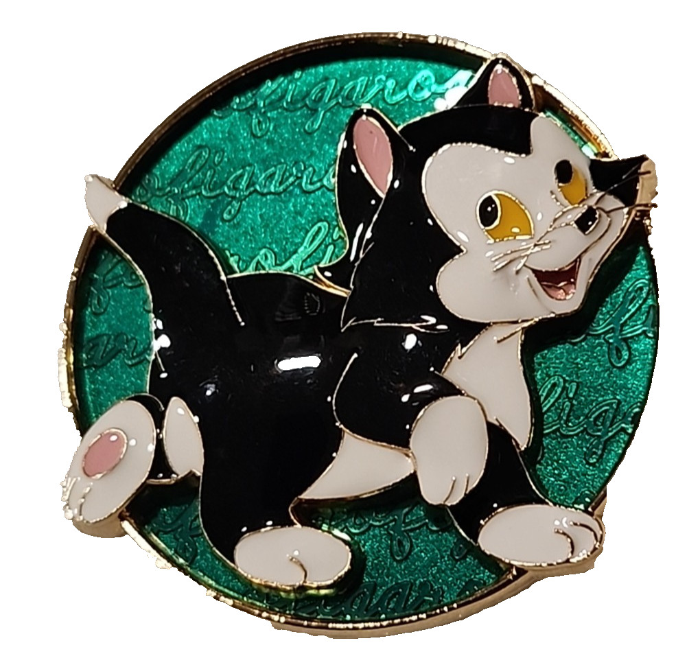 Disney Pin Figaro Cat Kitten Pinocchio Cursive Cutie D23 Artist Proof AP 150301