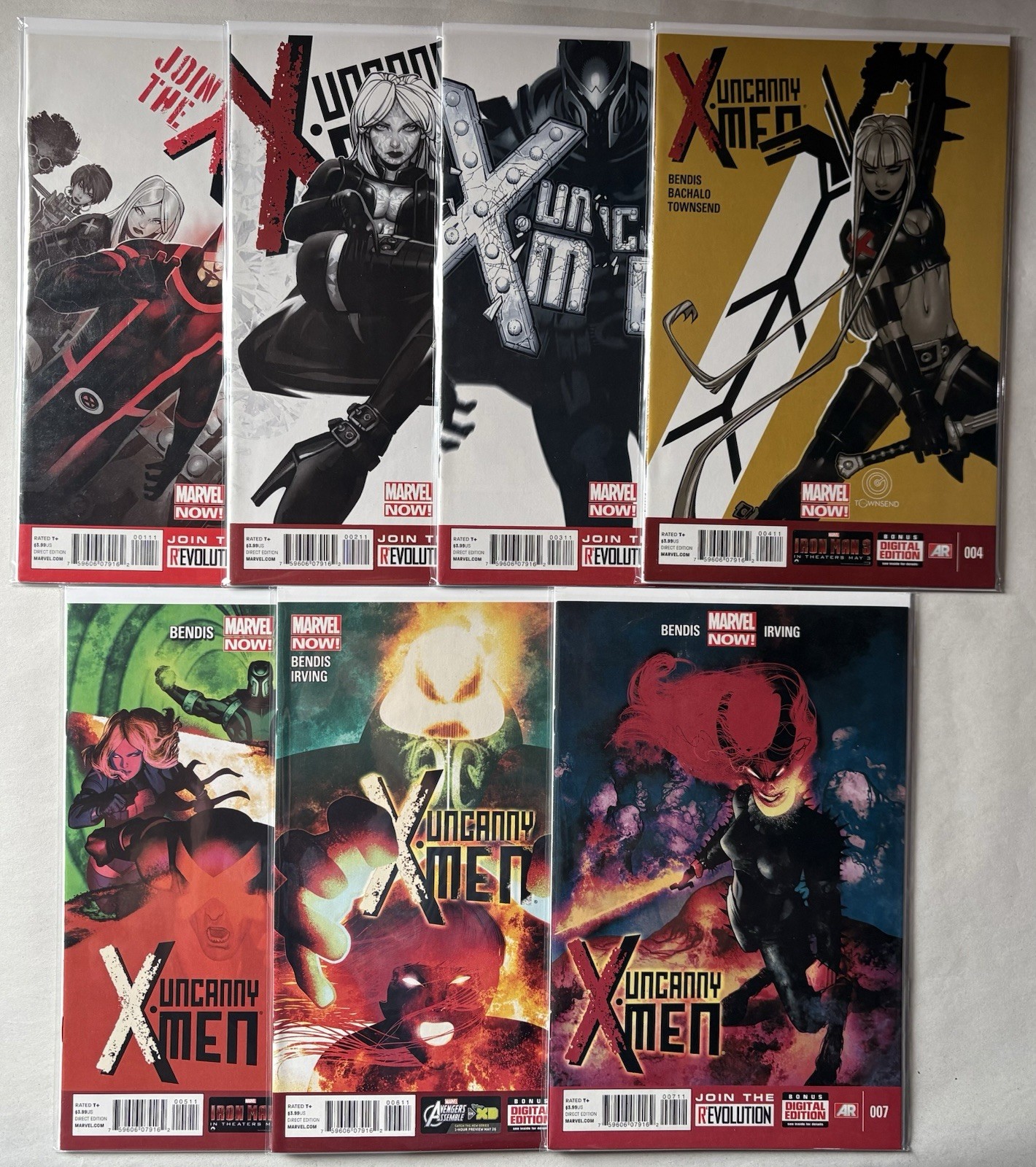 Uncanny X-men #1-7 Complete Run Marvel 2013 Bendis