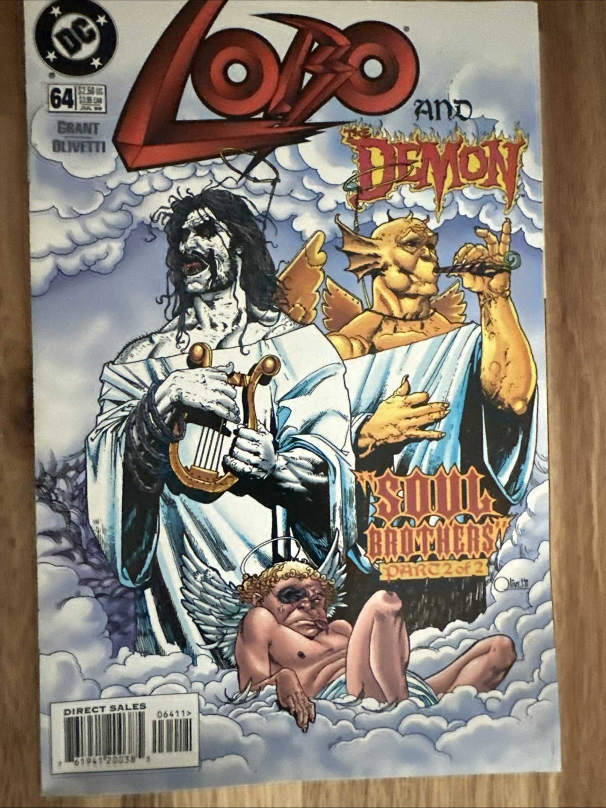 Lobo #64 (1999) 1st Print LOW LOW PRINT FINAL Last ISSUE DC Comics HTF NM+