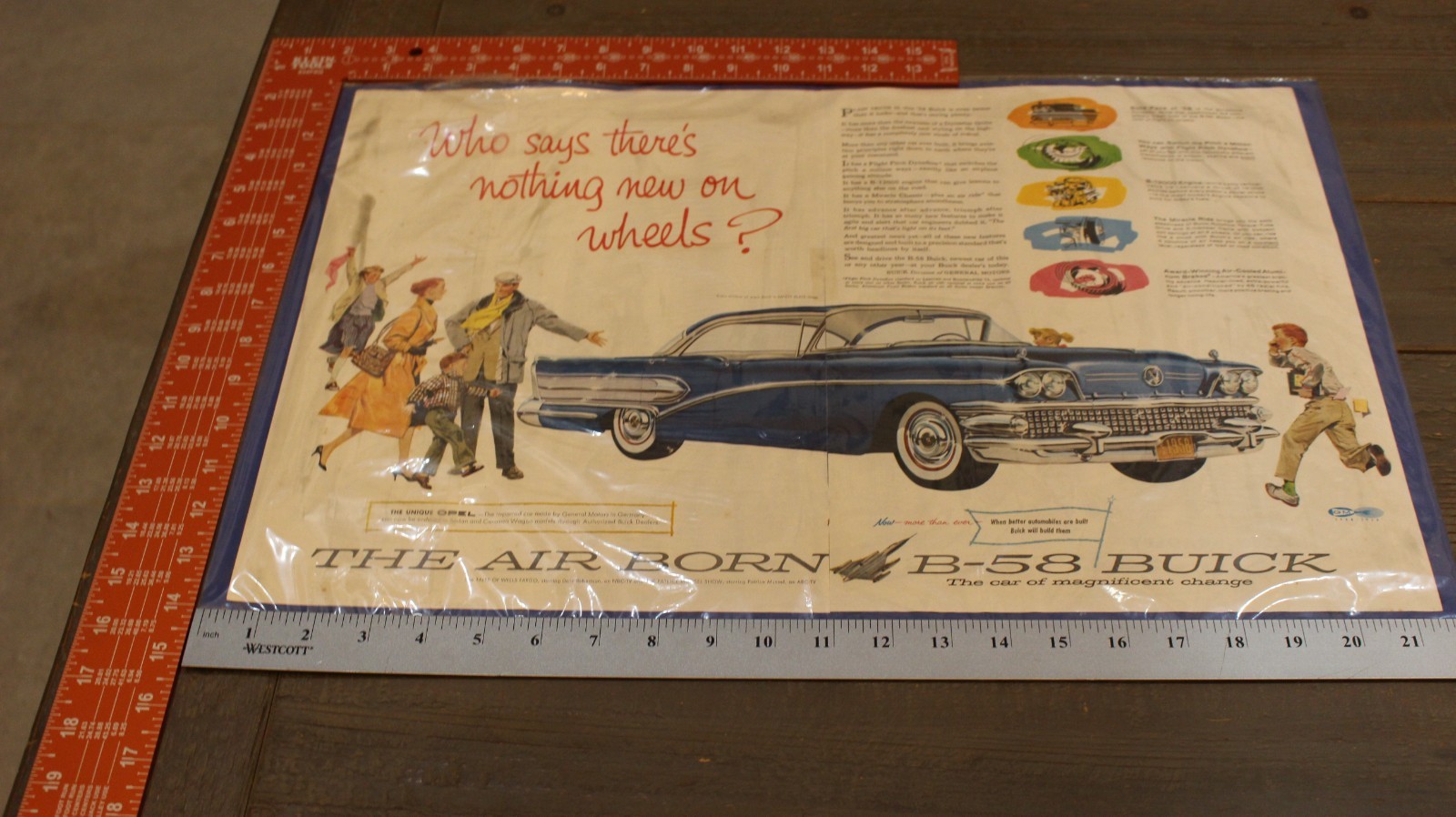 1958 Buick OLD  CAR AD AS YOU SEE IT