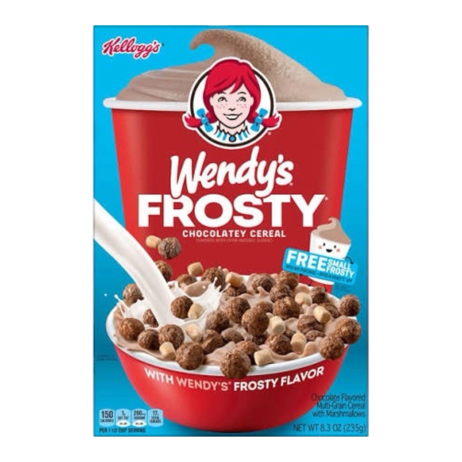 RARE Kellogg’s Wendy’s Frosty Chocolatey Cereal Limited Edition SEALED NEW
