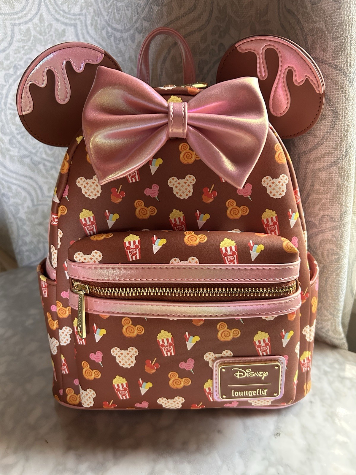 Loungefly Disney Minnie Mouse Cosplay Scented Treats Mini Backpack NWT Loungefly Disney Minnie Mouse Cosplay Scented Treats Mini Backpack NWT