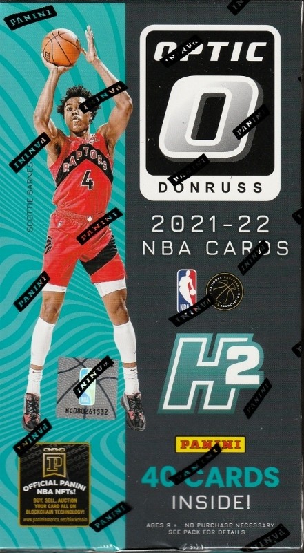 NBA 2021 22 PANINI DONRUSS OPTIC BASKETBALL H2 HOBBY HYBRID Sealed Box with Shri