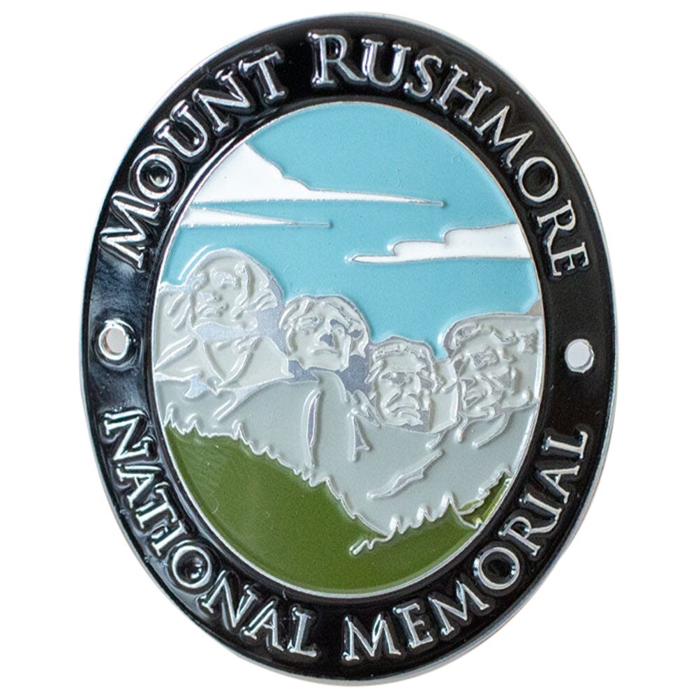 Mount Rushmore Walking Stick Medallion - South Dakota Memorial Hiking Gift Badge