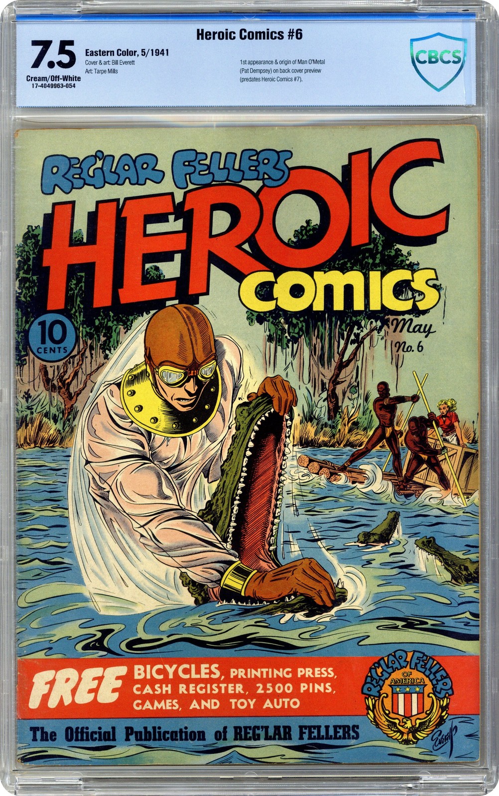 Heroic Comics #6 CBCS 7.5 1941 17-4049963-054