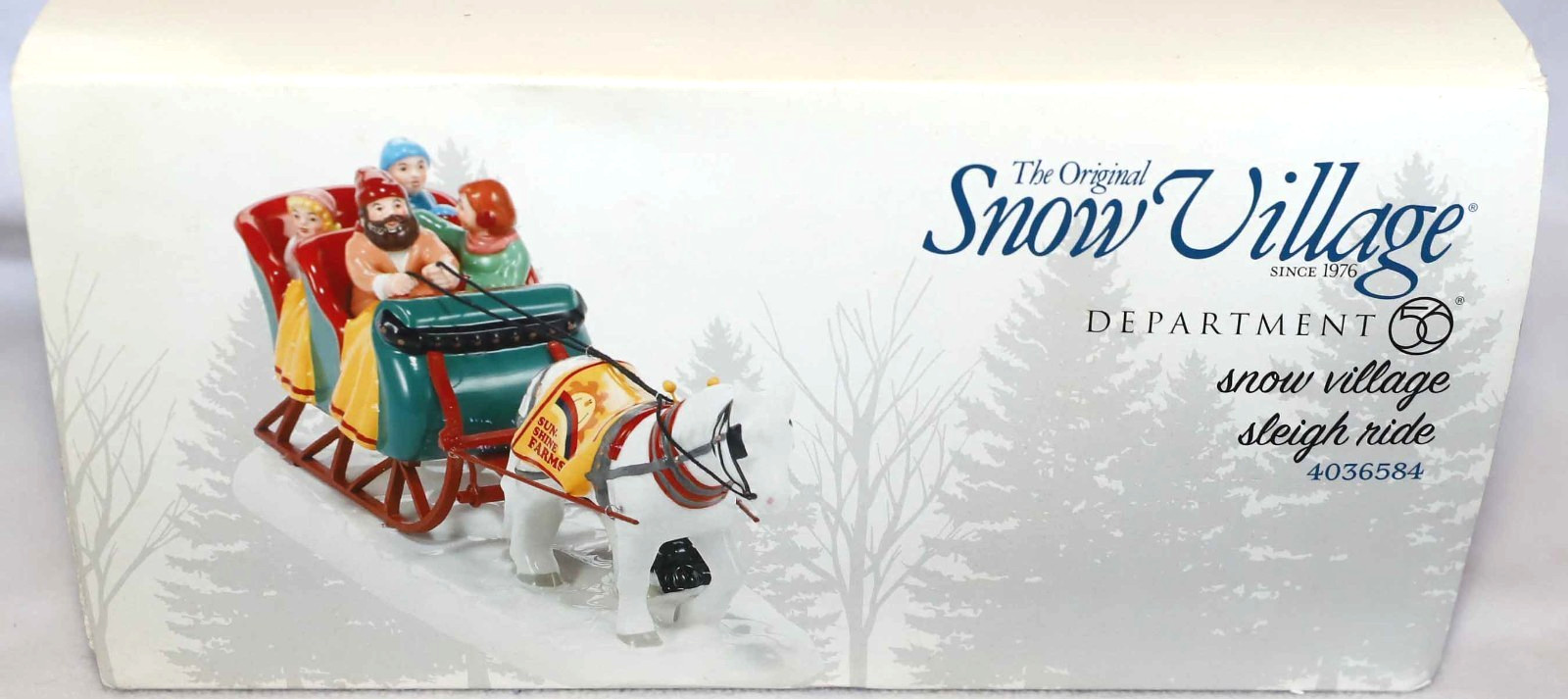 DEPT 56 SLEIGH RIDE 4036584 SNOW VILLAGE ACCESSORIES