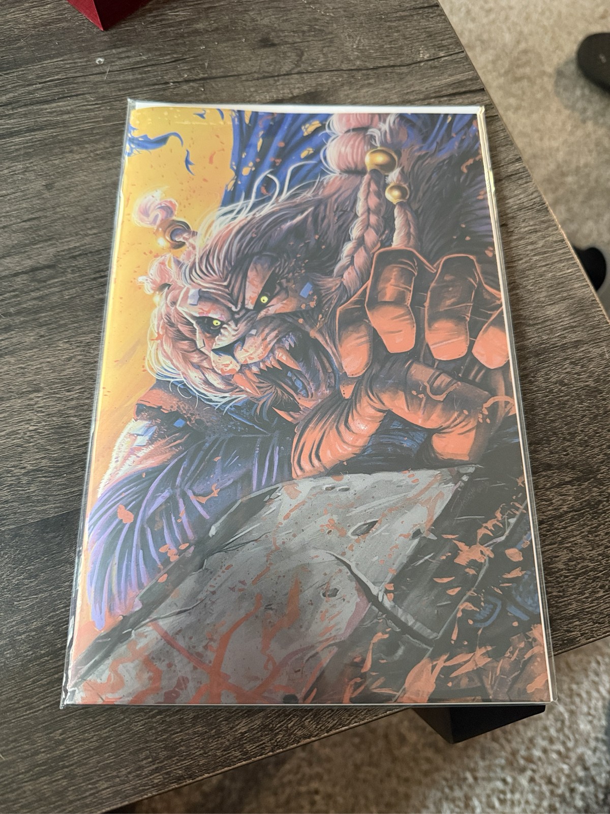 Skybound X #25 Tyler Kirkham Battle Beast Battle Damage Foil Variant Skybound X #25 Tyler Kirkham Battle Beast Battle Damage Foil Variant