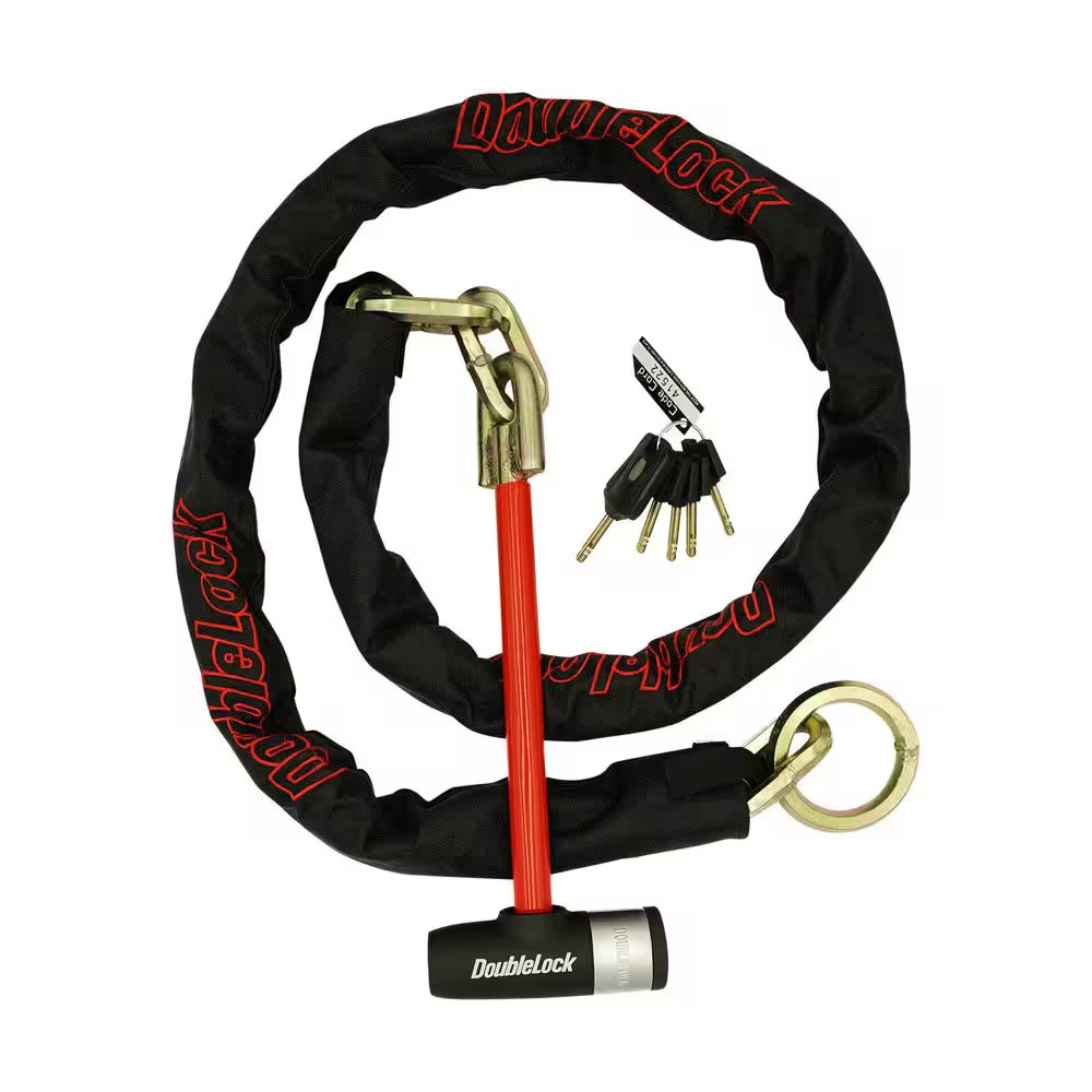 Hammerhead, 6.8 Ft. Ultra Duty Hardened Steel Loop Chain with T-Bar Lock