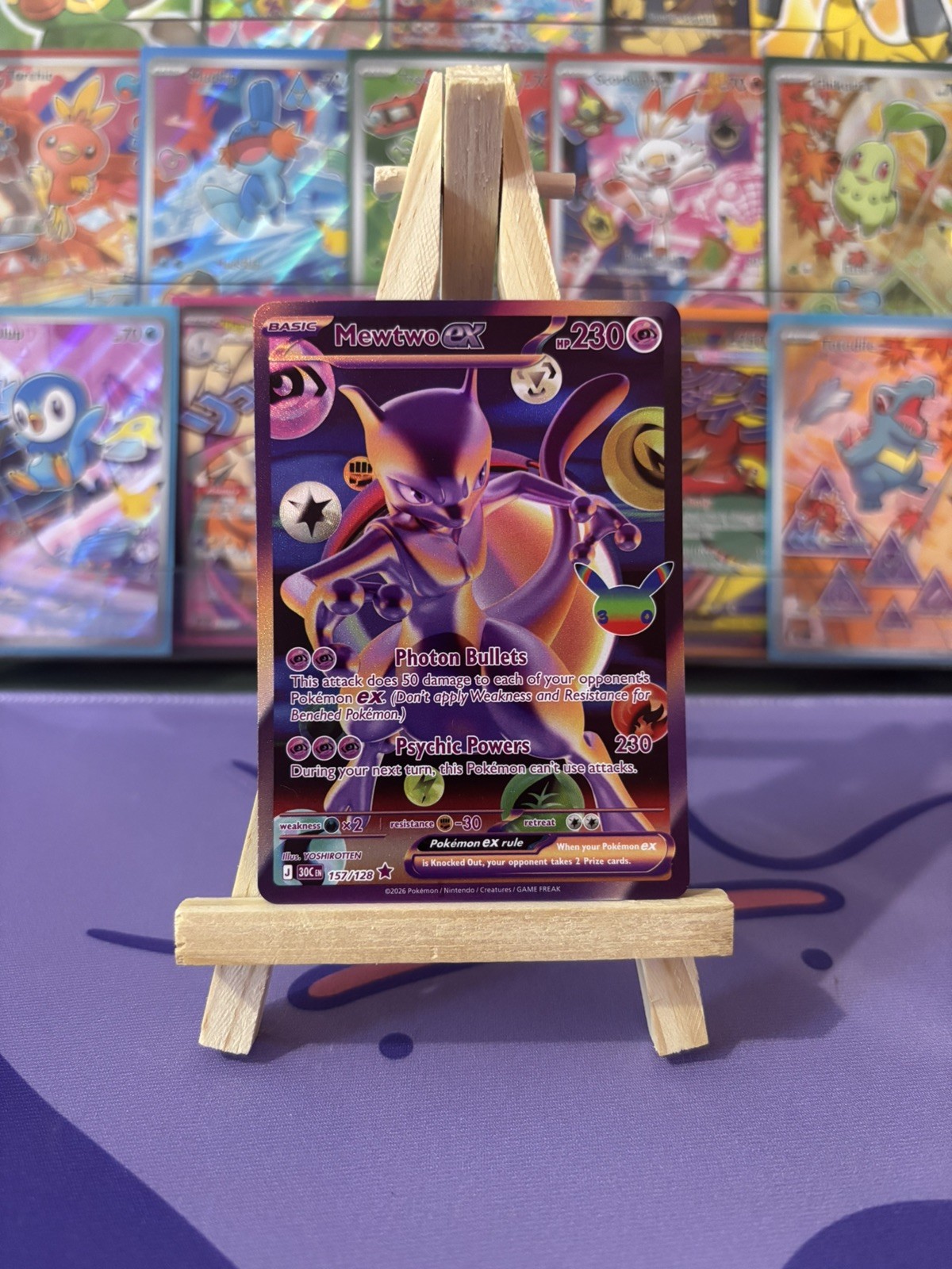 Mewtwo 157/128 Pokemon 30th Anniversary Celebration 💎 FAST SHIP 💎