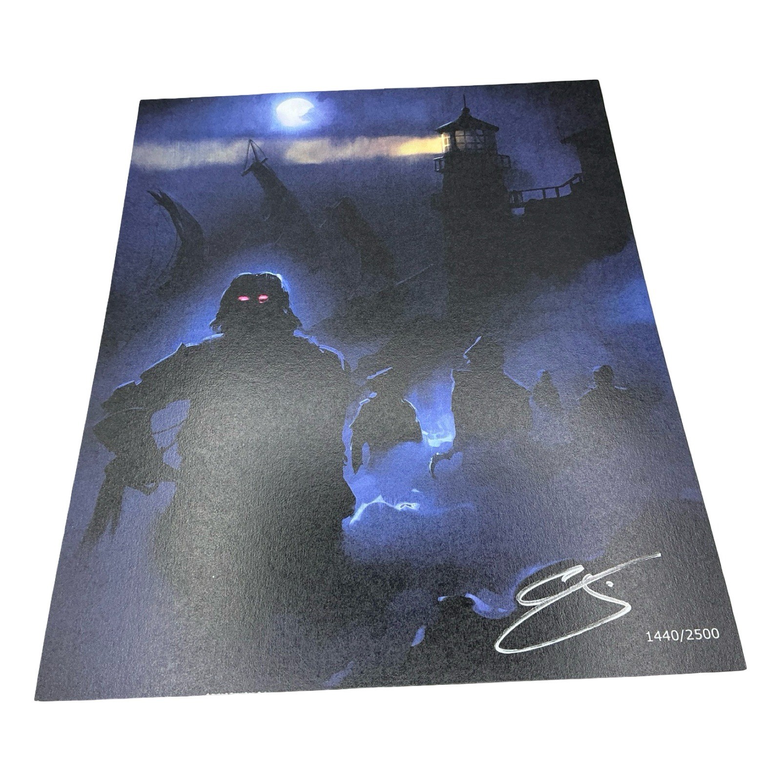 John Carpenter's The Fog Signed Art Print 8x10 BAM Authentic 1440/2500 COA