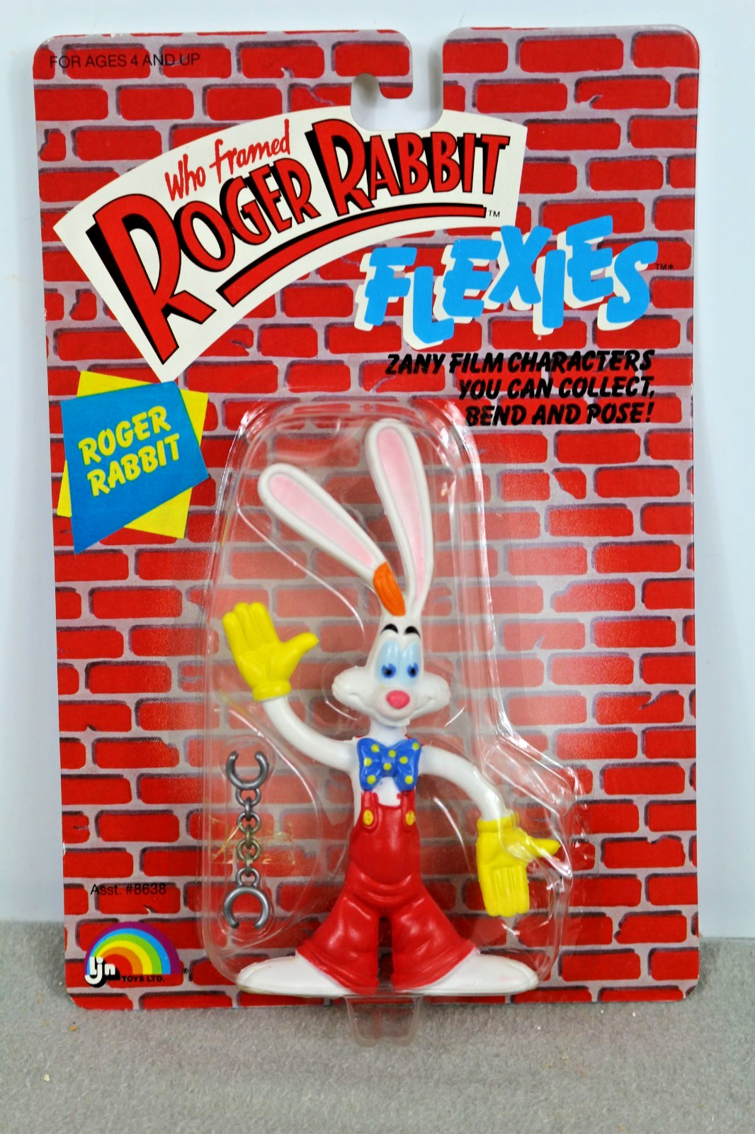 Vtg 1988 Disney Who Framed Roger Rabbit  Flexies 6\