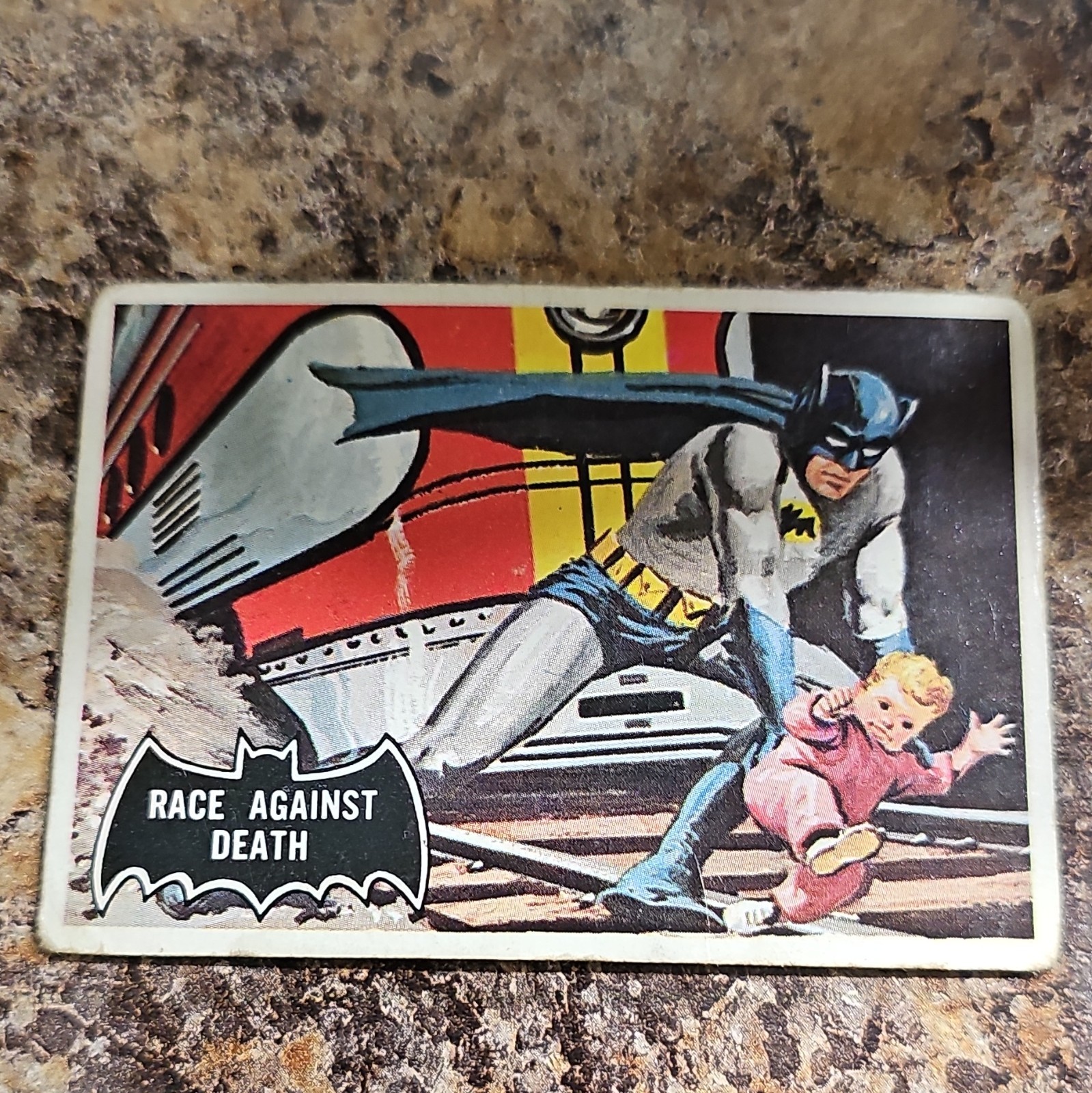 T.C.G. PRTD. 1966 Batman Race Against Death #53 Base Set Non-Sport Card