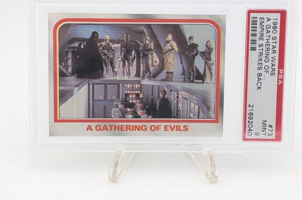 1980 Topps Star Wars Empire Strikes Back #73 A Gathering of Evils PSA 9