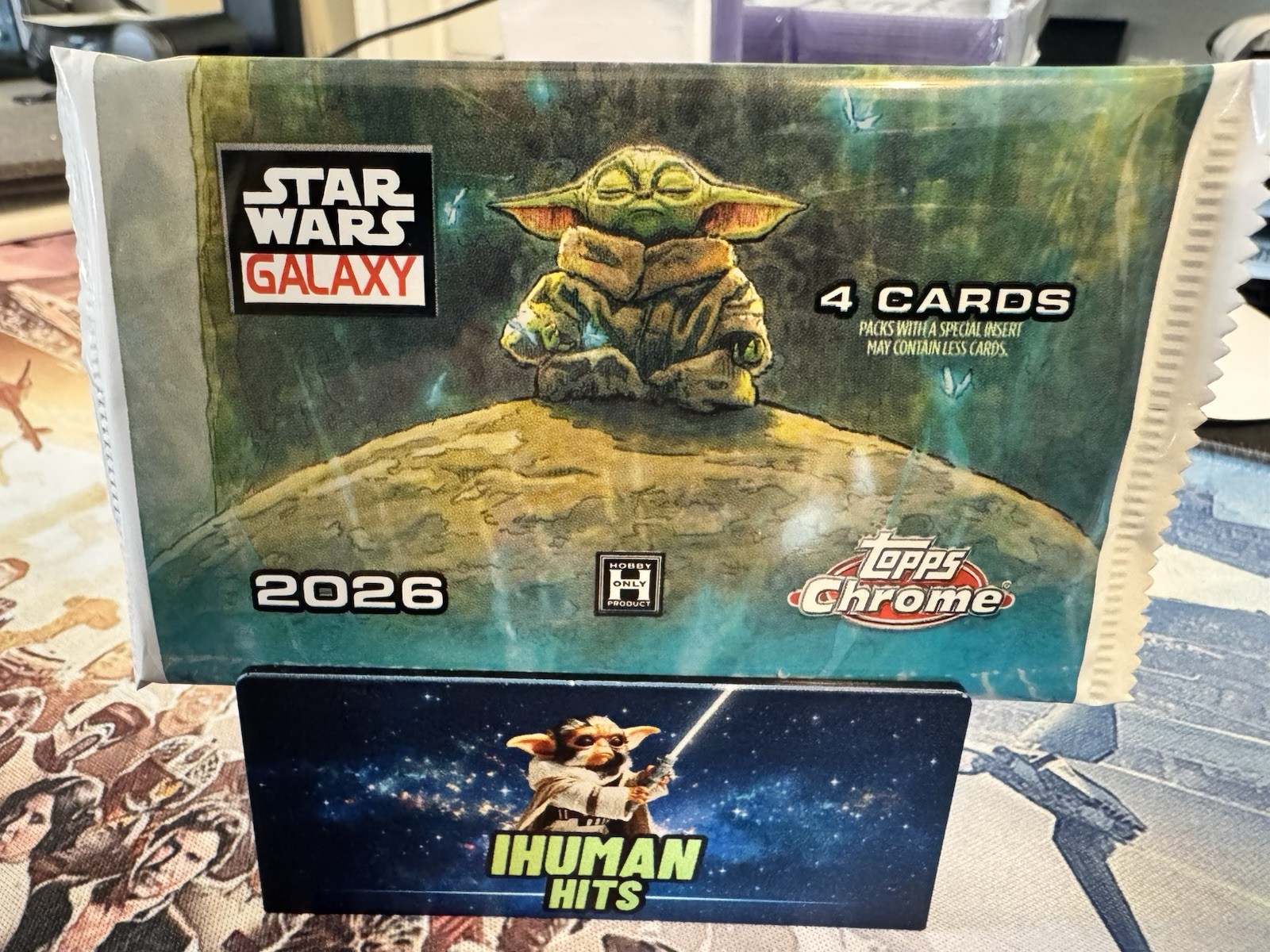 2026 Topps Star Wars Chrome Galaxy Sealed Trading Cards Hobby 