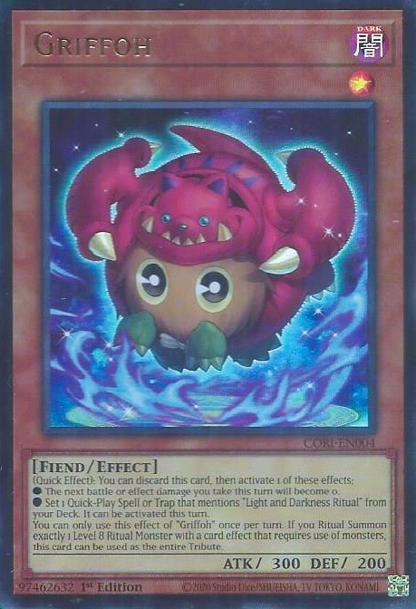 Yugioh CORI Chaos Origins Ultra Rare English MINT
