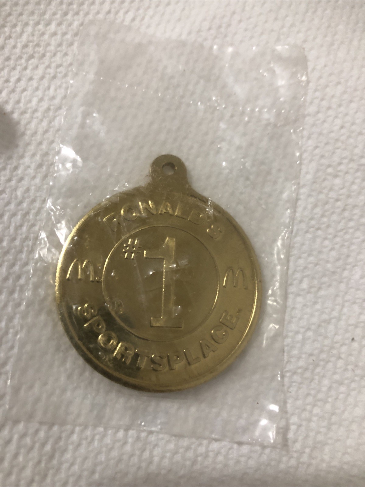 McDonald’s Promotional Medallion/ Coin #1 Ronald’s Sport place Coca Cola VTG