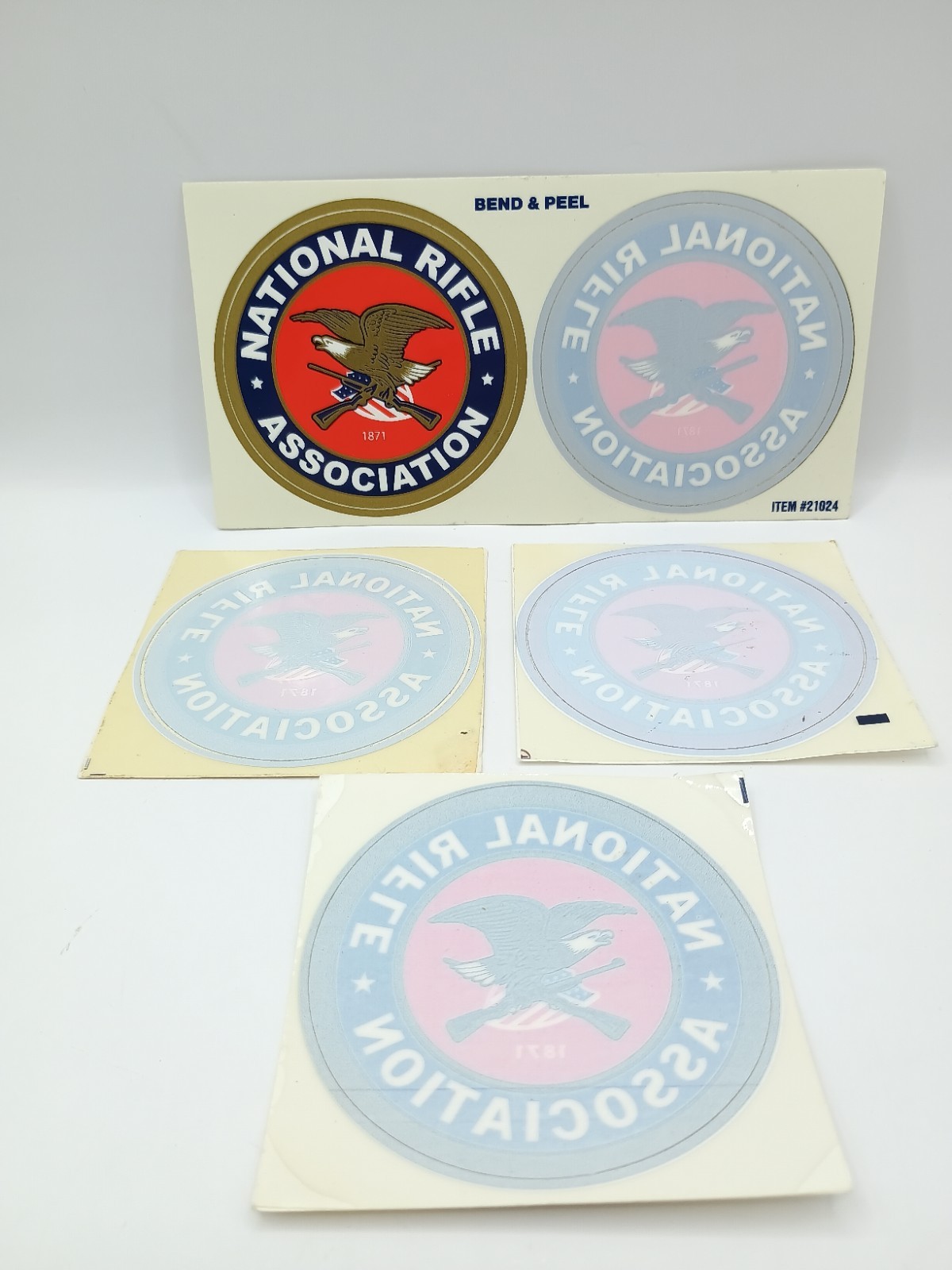 Vtg NOS New Old Stock 3” National Rifle Association Window Sticker Decal (5)