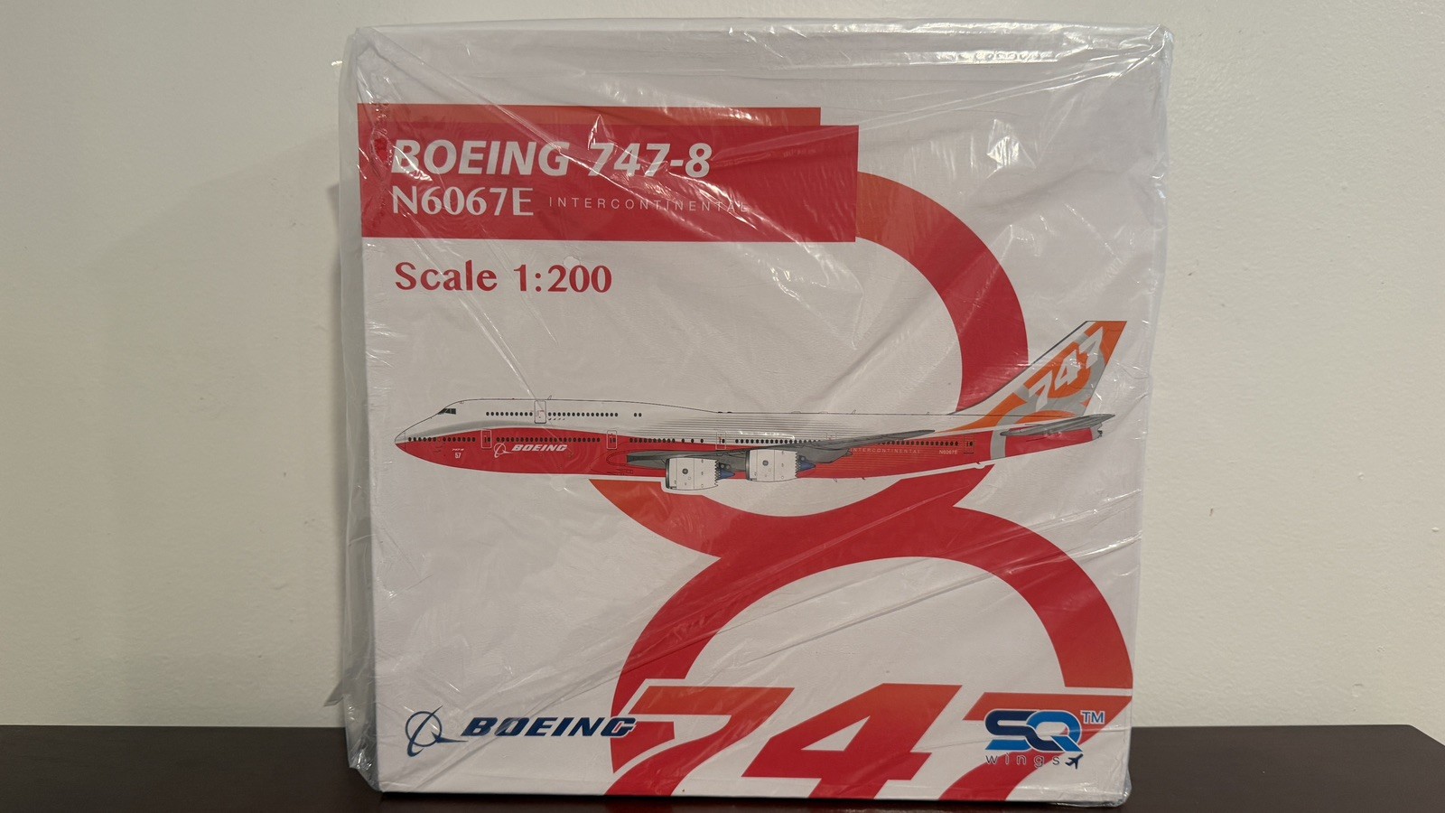 [Brand New] SQ Wings 1:200 - Boeing House Livery 747-8I - L2073 - N6067E