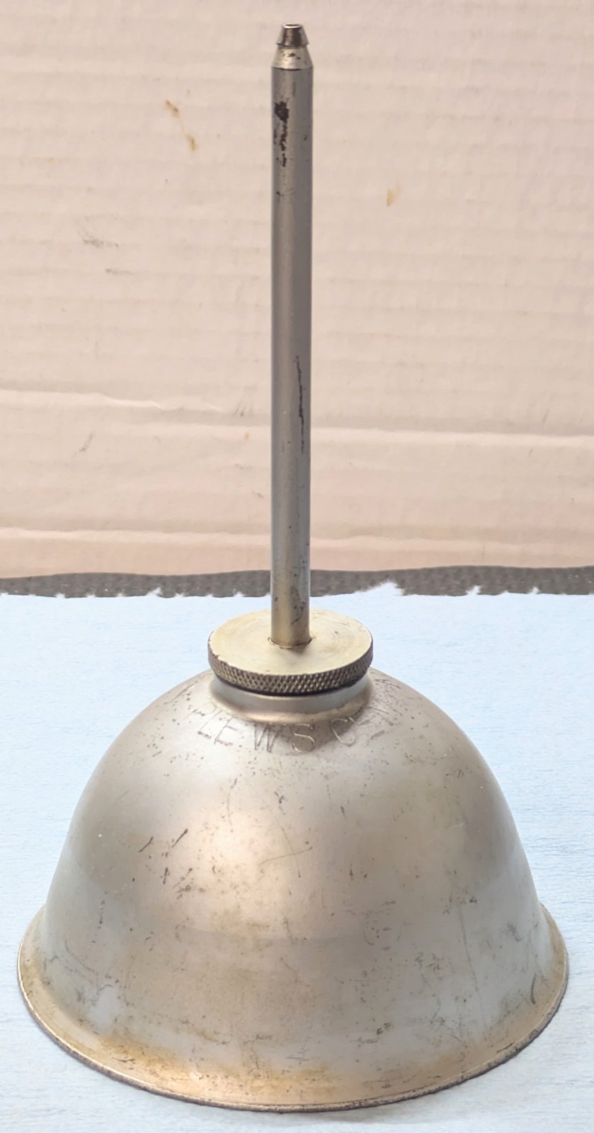 Plews Gem Minneapolis Thumb Pump Oiler Can 2 Made In USA