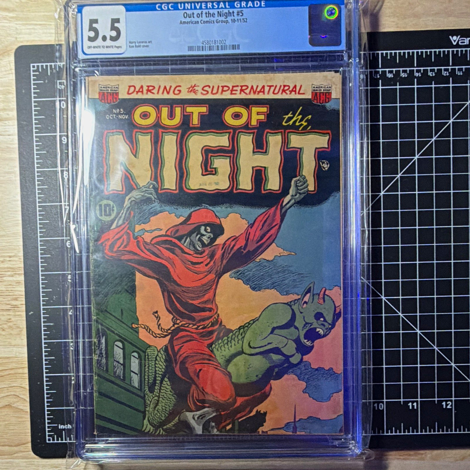 Out of the Night #5 (American Comics Group 1952) CGC 5.5 Ken Bald