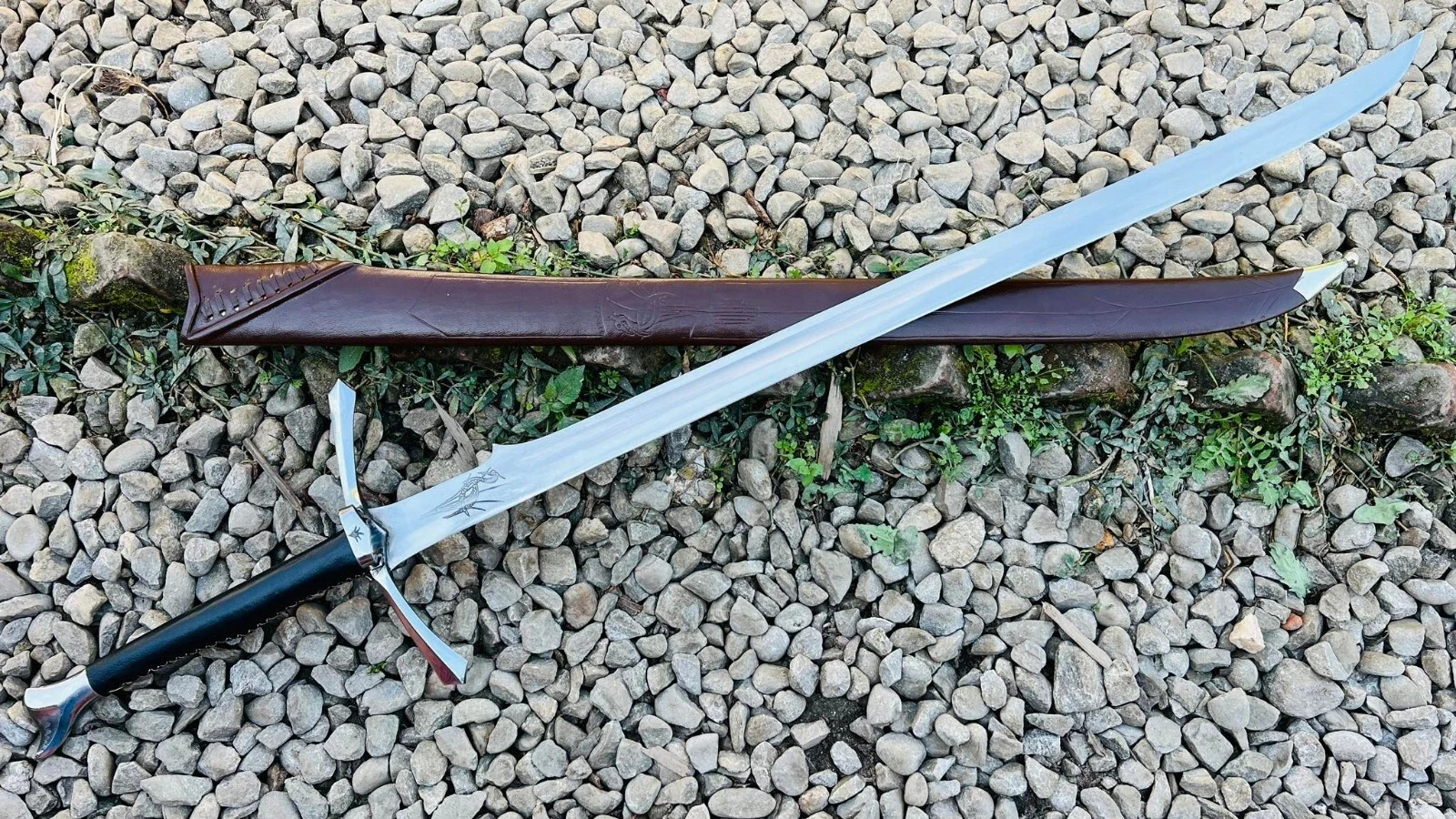 EGKH-36 Inches Heron's flight warder sword-Custom Swords & Scabbards-Long Sword