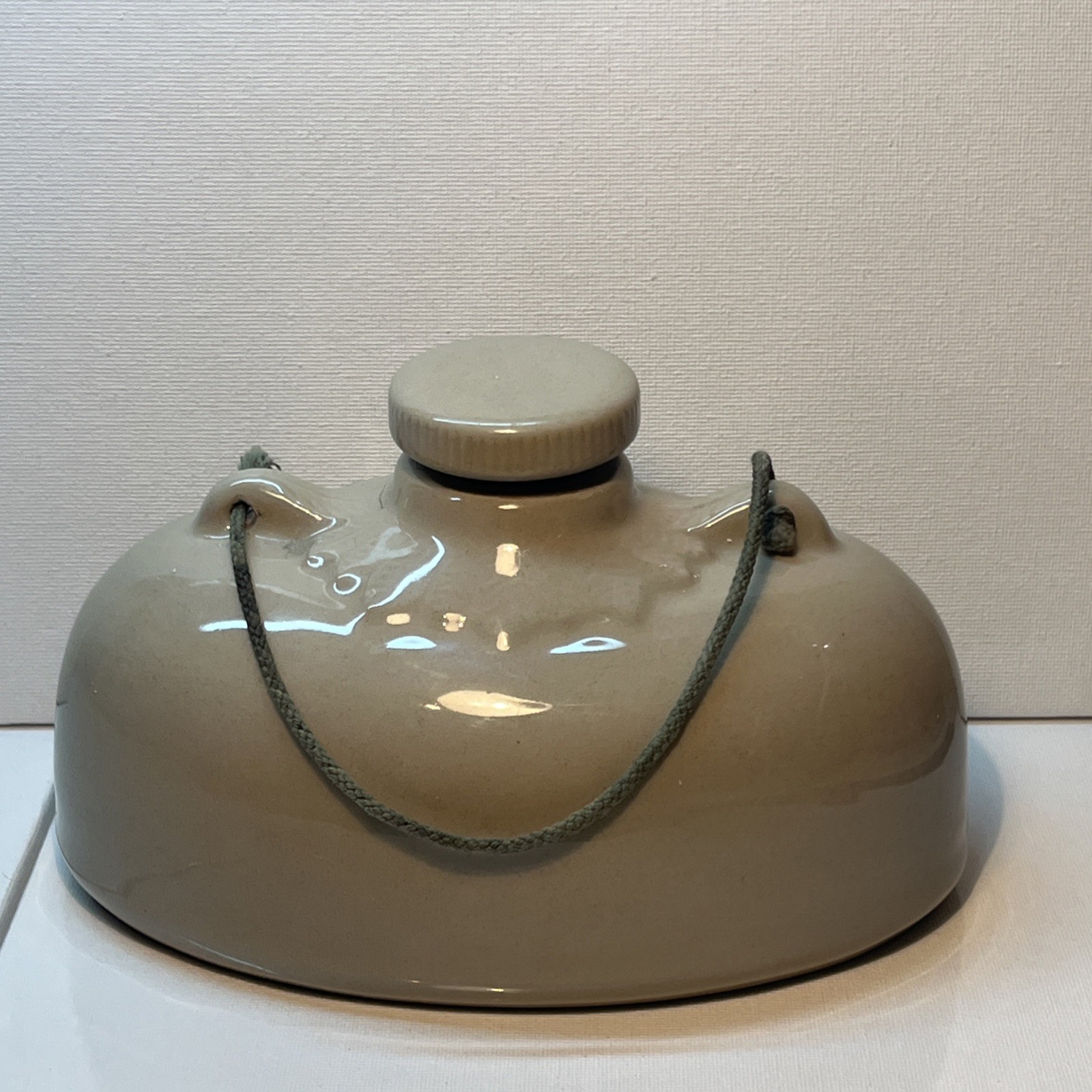 Denby Stoneware Vintage Ceramic Hot Water Bottle Screw Top Bed Warmer 