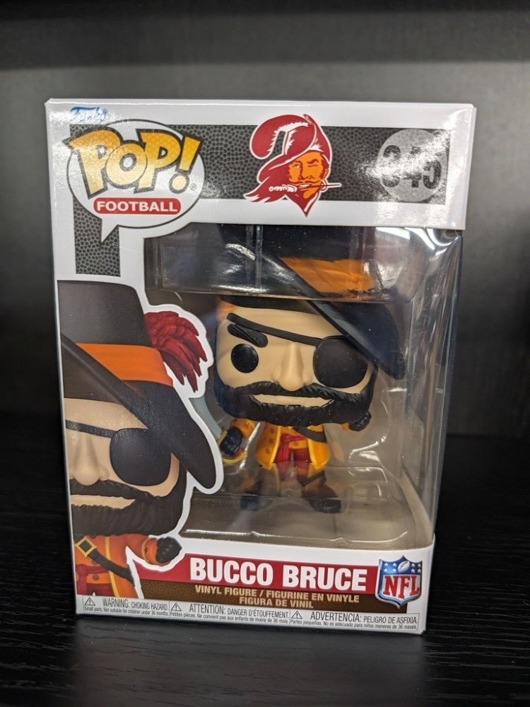 Funko Pop NFL Mascots Tampa Bay Buccaneers BUCCO BRUCE Funko Pop #345