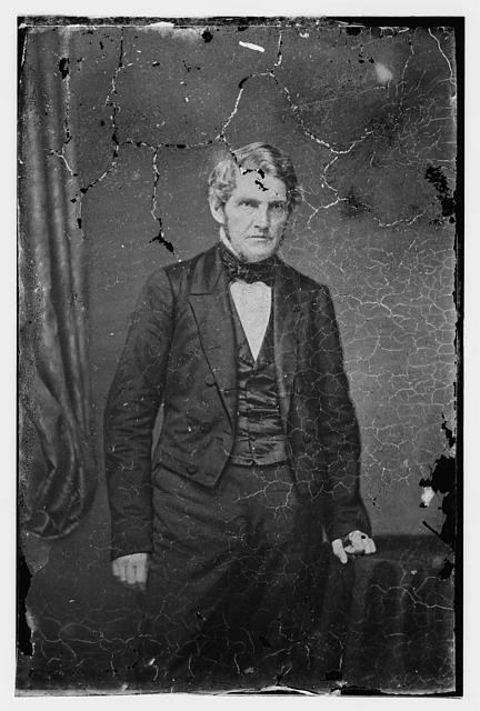 Photo:Hon Jas F Simmons 1860s Portrait Man in Suit Cabinet Card