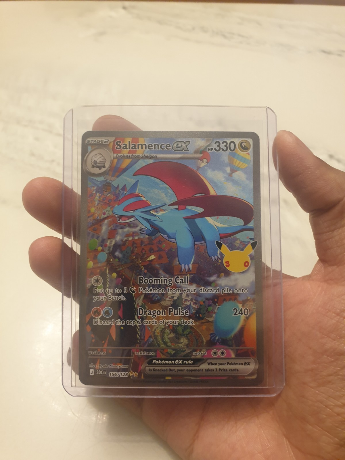 Salamence EX 156/128 30th Anniversary SIR