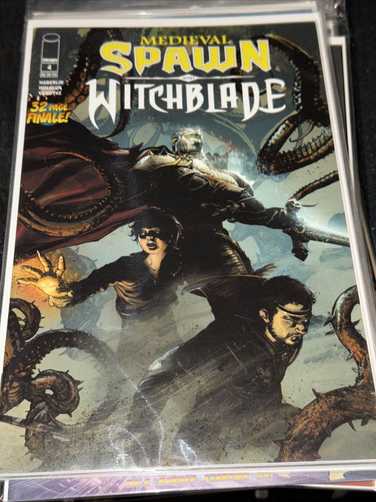 2018 Image Medieval Spawn and Witchblade #4 Comic Book