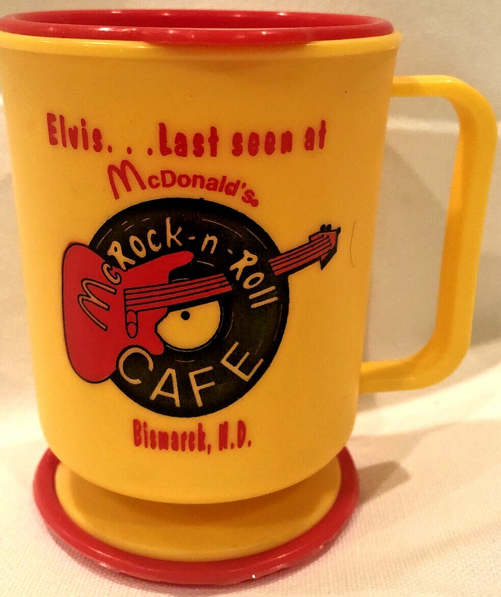 Vintage, VERY RARE,  1986 McDonald\'s Travel Mug, McRock & Roll Cafe - BRAND NEW
