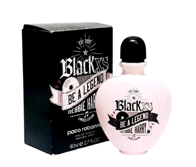 Limited Edition Paco Rabanne Black XS Debbie Harry 2.7 oz Eau de Toilette Spray