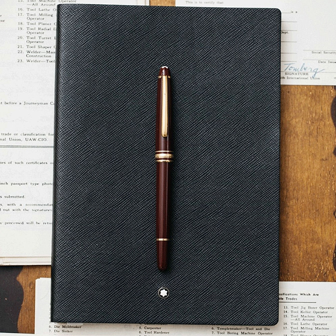 Montblanc Meisterstuck 163 Rollerball Pen Red Gold Trim New Luxury Box Authentic