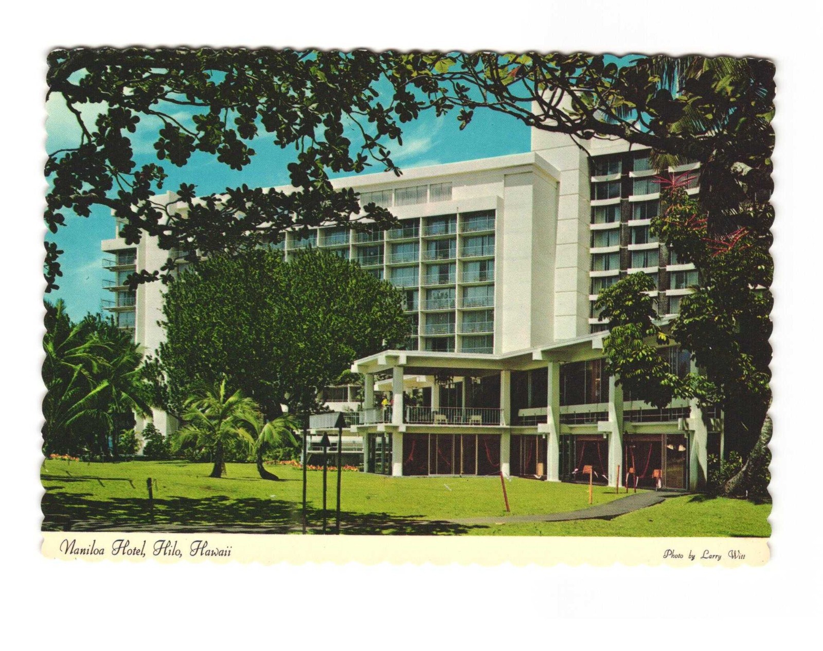 NANILOA Hotel Hilo Hawaii vintage postcard Unposted