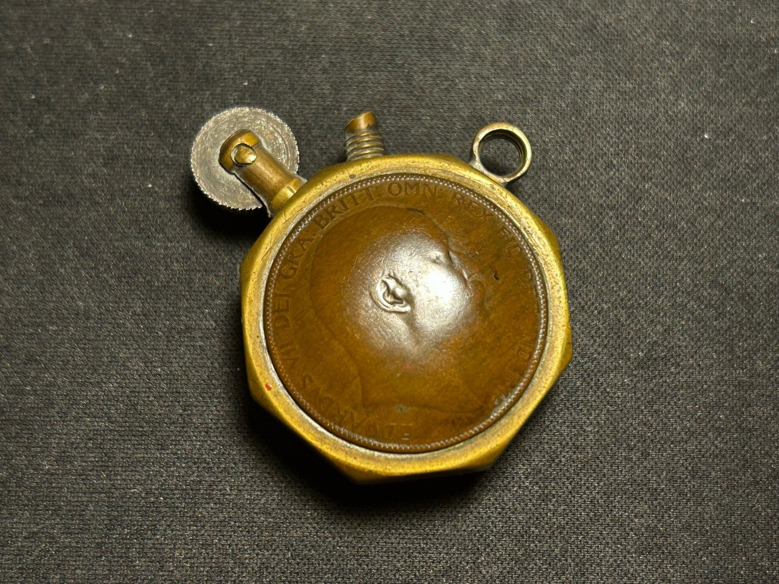 WW1 British Trench Art Lighter Brass