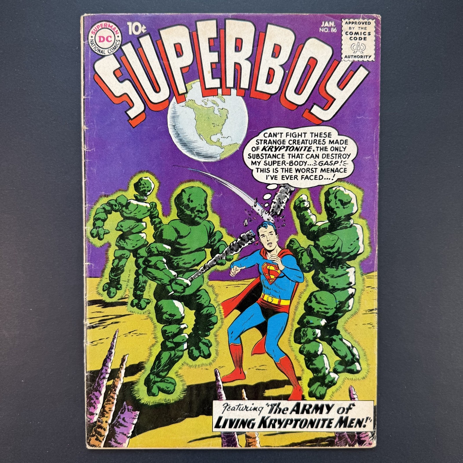 Superboy 86 KEY 1st Pete Ross Silver Age DC 1961 Legion of Superheroes Curt Swan