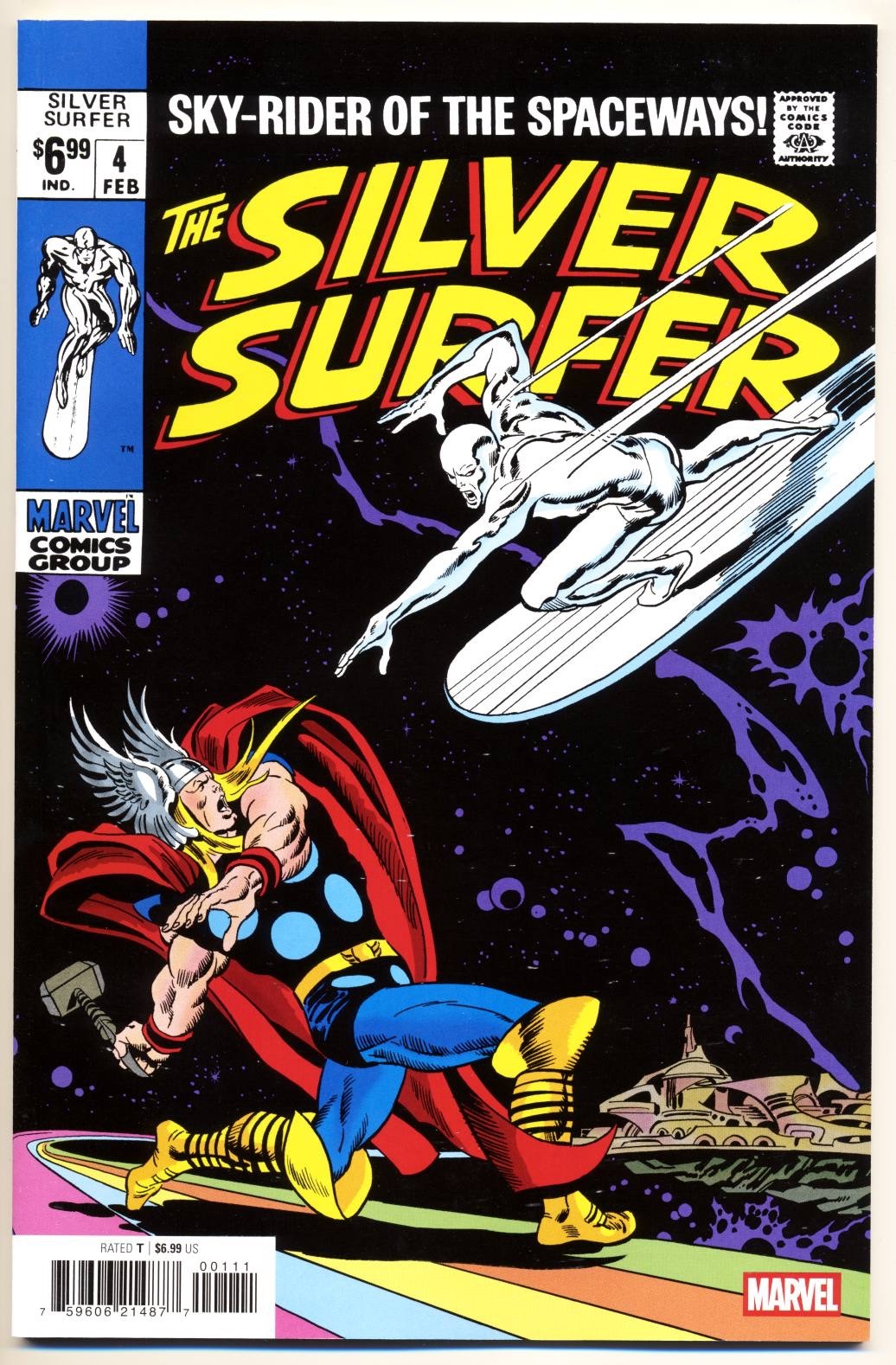 Silver Surfer #4 NM, Facsimile Edition, Vs. Thor, Marvel Comics 2026