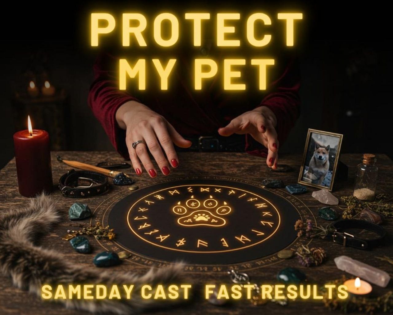 Pet Protection Spell - Healing Energy, Calm Spirit, and Energetic Shield for You
