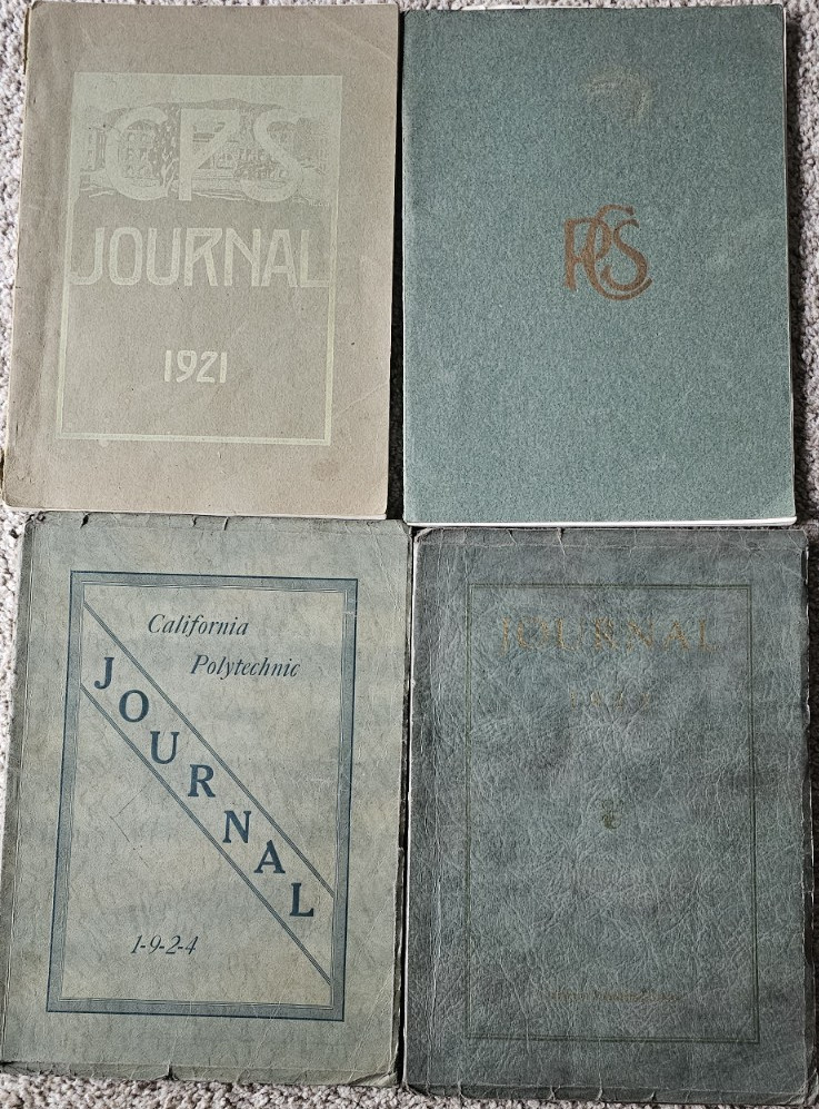 California Polytechnic School Journal Lot 1921-1924 Student Published