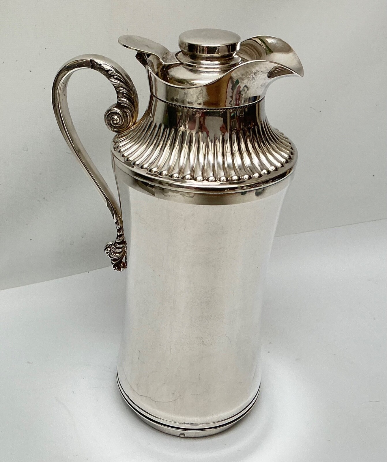 Vintage Giuliano Bossi Insulated Carafe Pitcher Silver Plate EL Italy