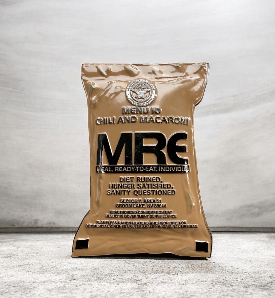 Amazing Military Challenge Coin MRE Military Ready To Eat