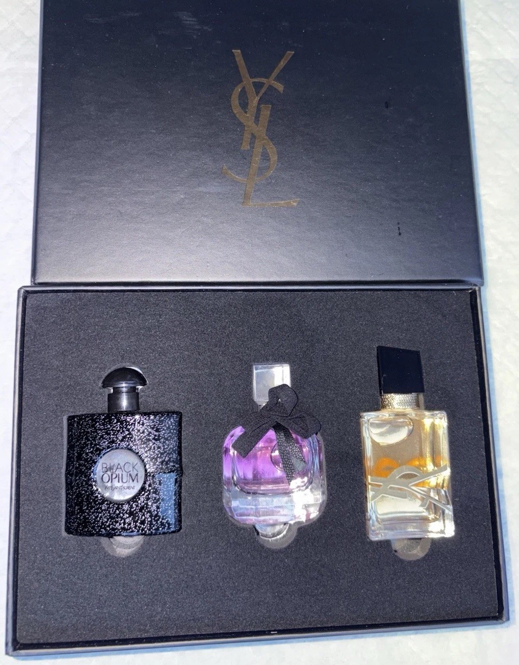 Yves Saint Laurent Mini Perfume Set 7.5ml Black Opium Mon Paris Libre
