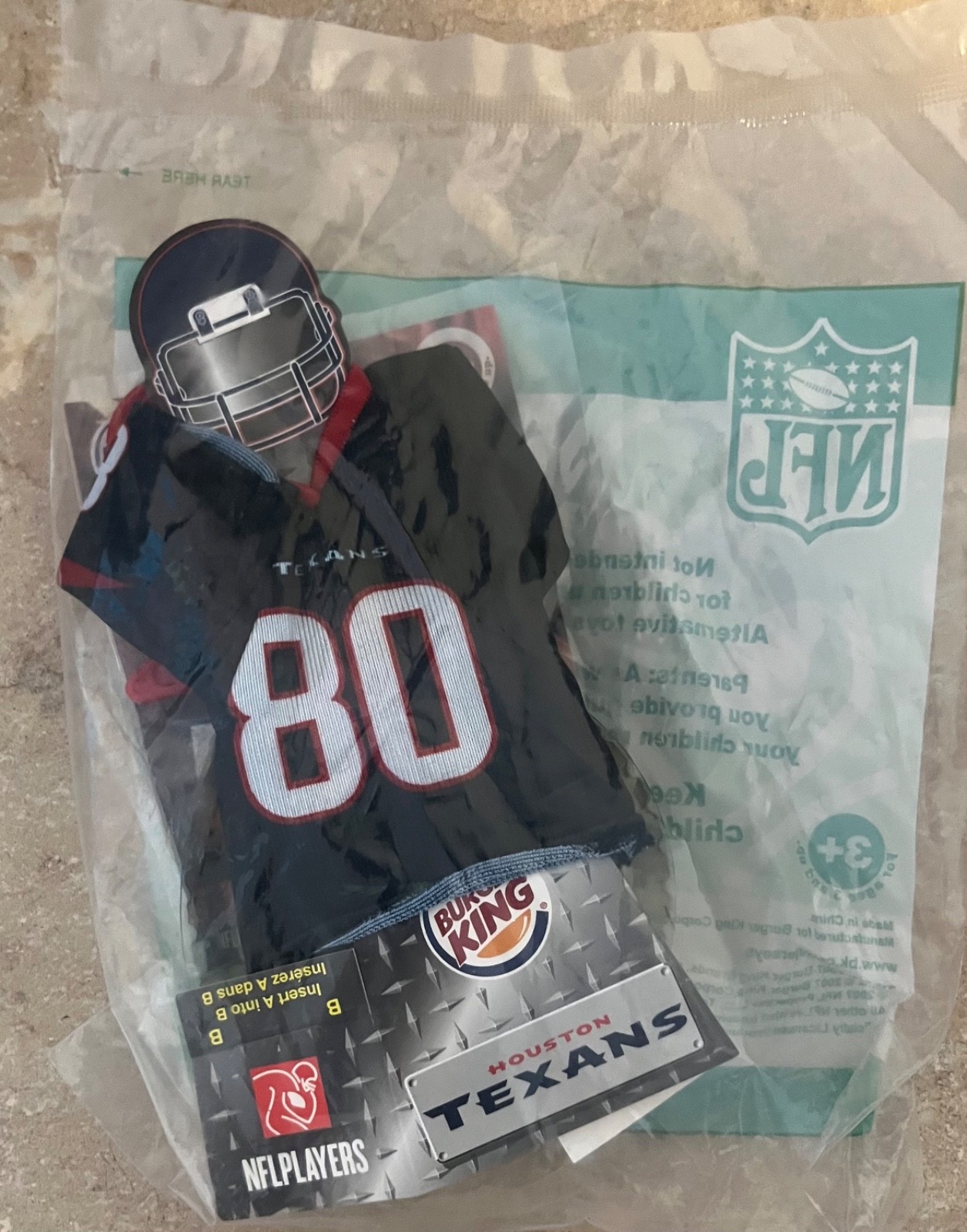 Mini Jersey HOUSTON TEXANS #80 ANDRE JOHNSON 2007 Burger King