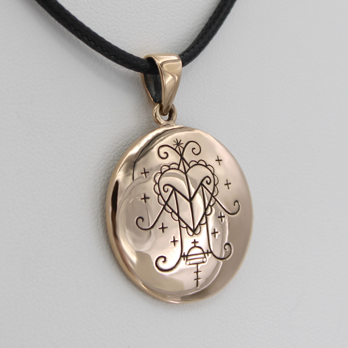Bronze Ezili Freda Necklace Voodoo Veve Pendant Vodoun Lwa Talisman Loa Amulet