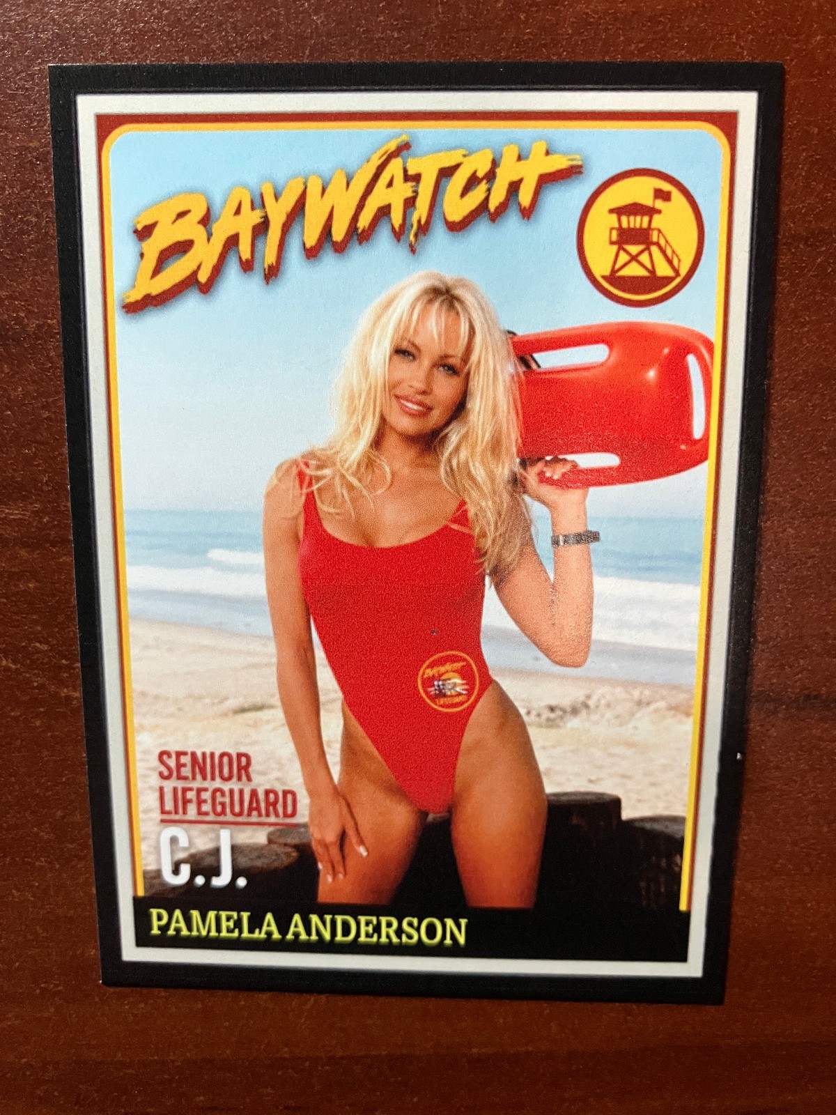 NEW Custom ACEO Baywatch Pamela Anderson Eggert Electra Trading Card (BW-2)