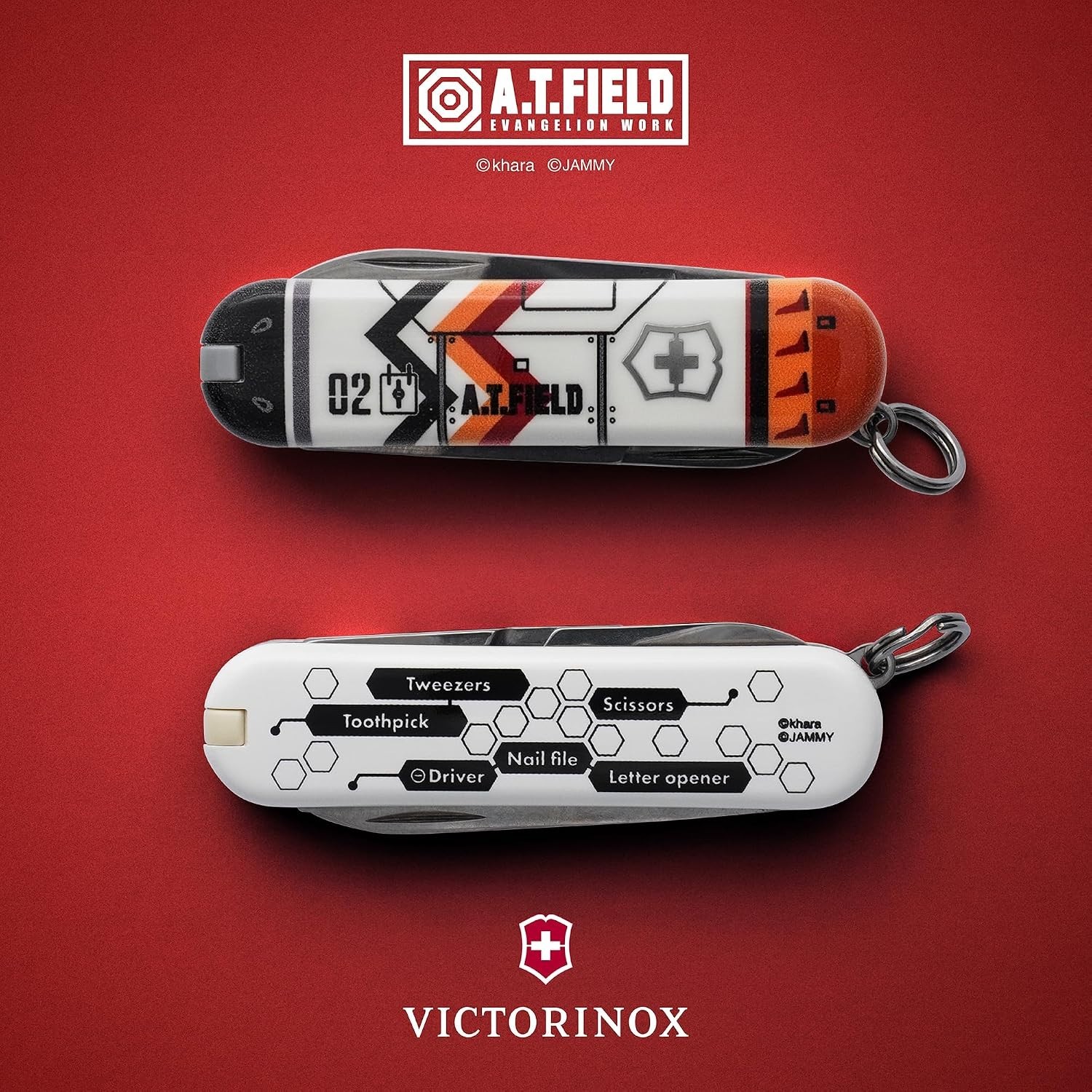 Evangelion Victorinox Classic SD/EVA-02 Entry Plug Ver. Anime Limited ATF-1604