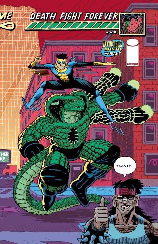 DEATH FIGHT FOREVER #2 - ANDREW MACLEAN COVER D INVINCIBLE TEAM UP WRAPAROUND