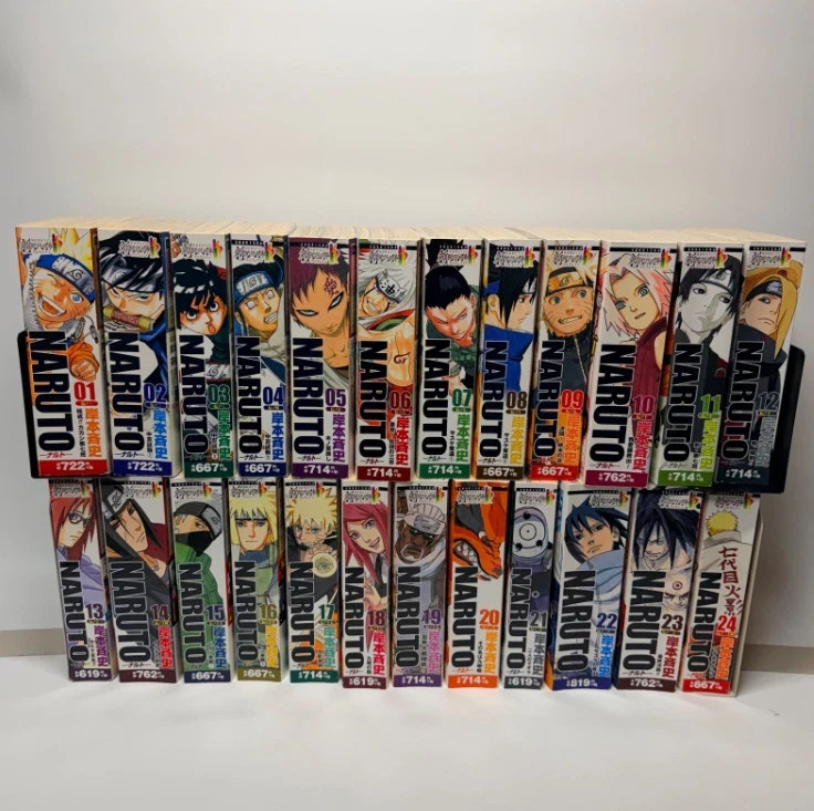 NARUTO Convenience Store Edition Japanese Ver Comics Manga Set Vol.1-24